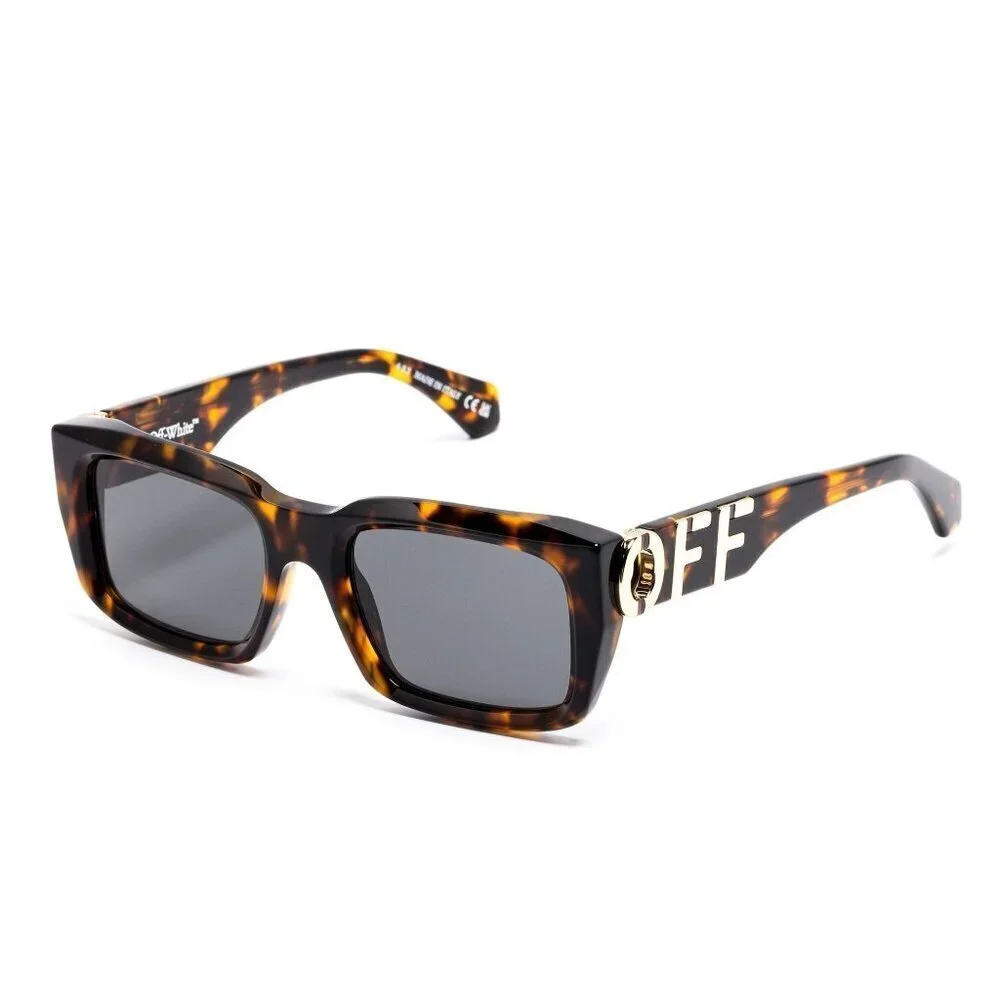 NWT Off-White Hays Havana Square 54mm Sunglasses